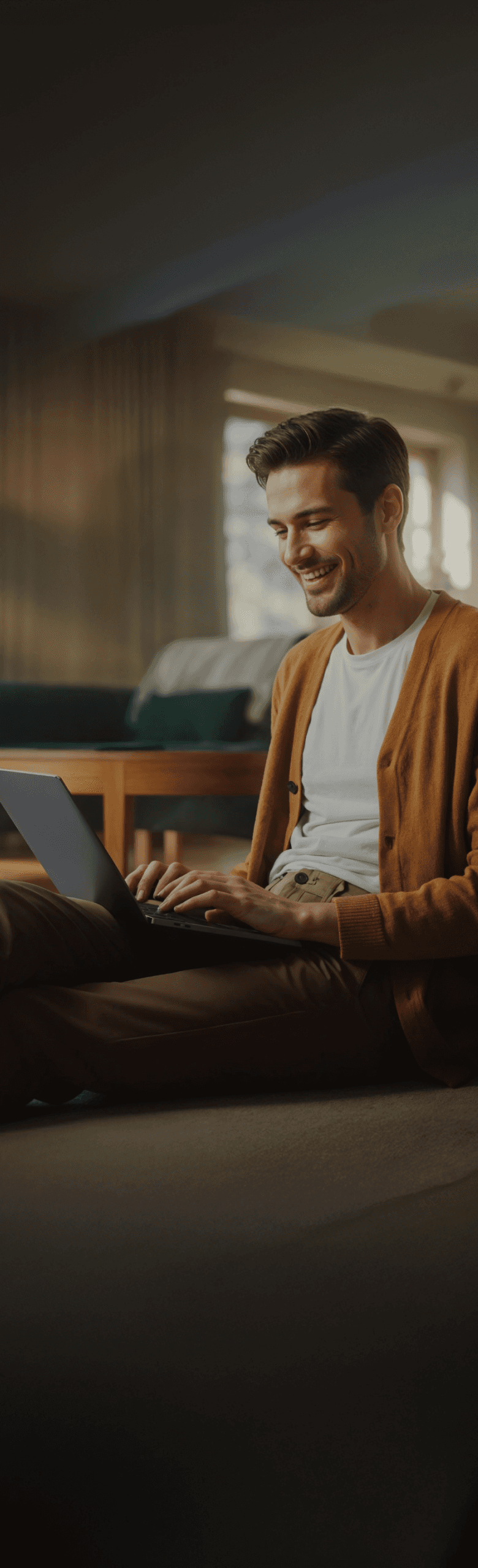 business setup companies in dubai - a men using laptop