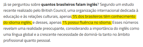 Quantos Brasileiros Falam Inglês