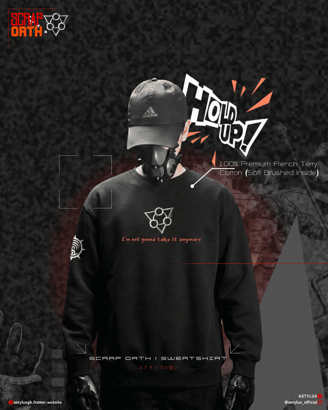 Scrap Oath / Rudo Inspired Premium Sweatshirt