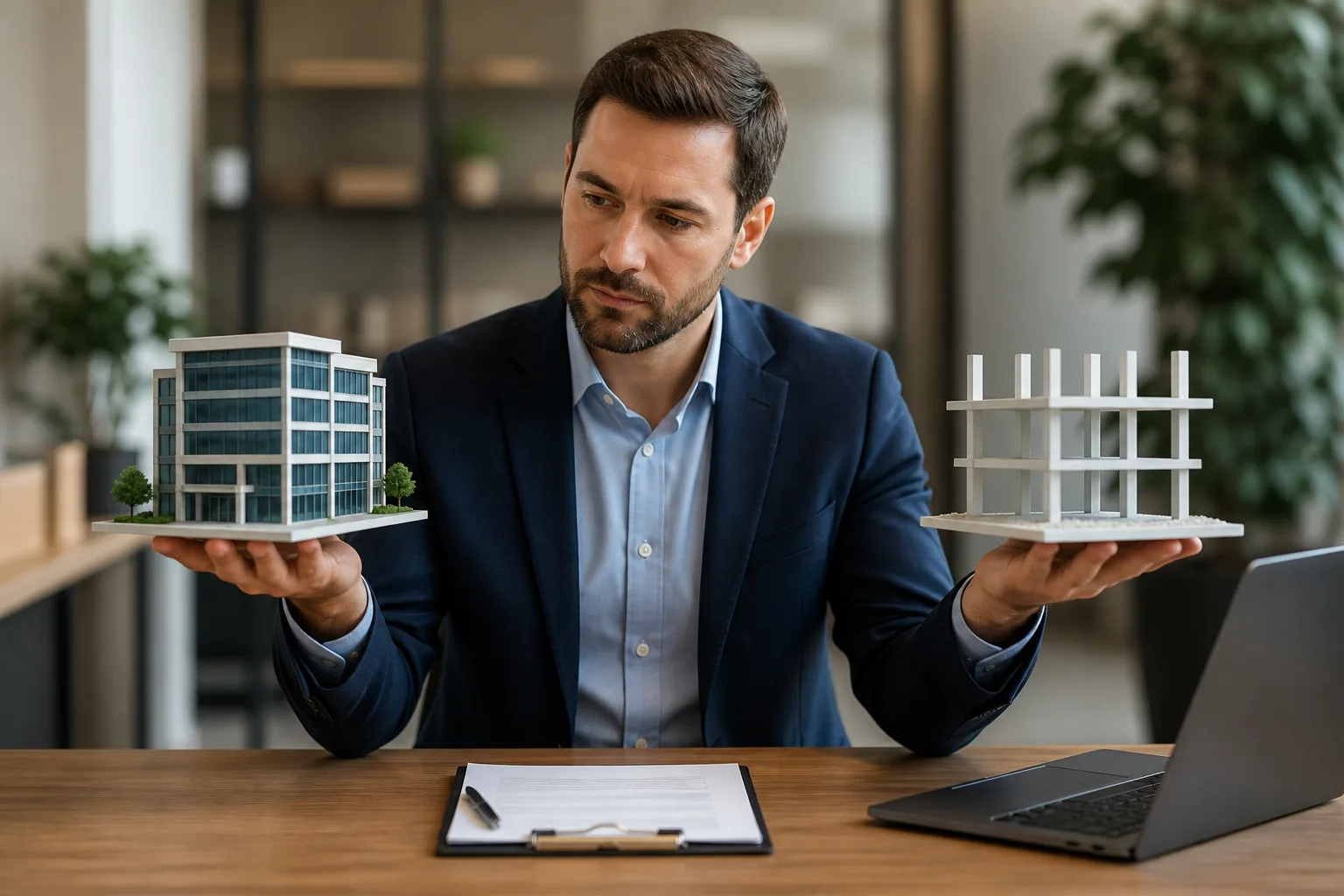 Buying an Existing Dubai Company vs Starting New beside a Dubai trade license document and