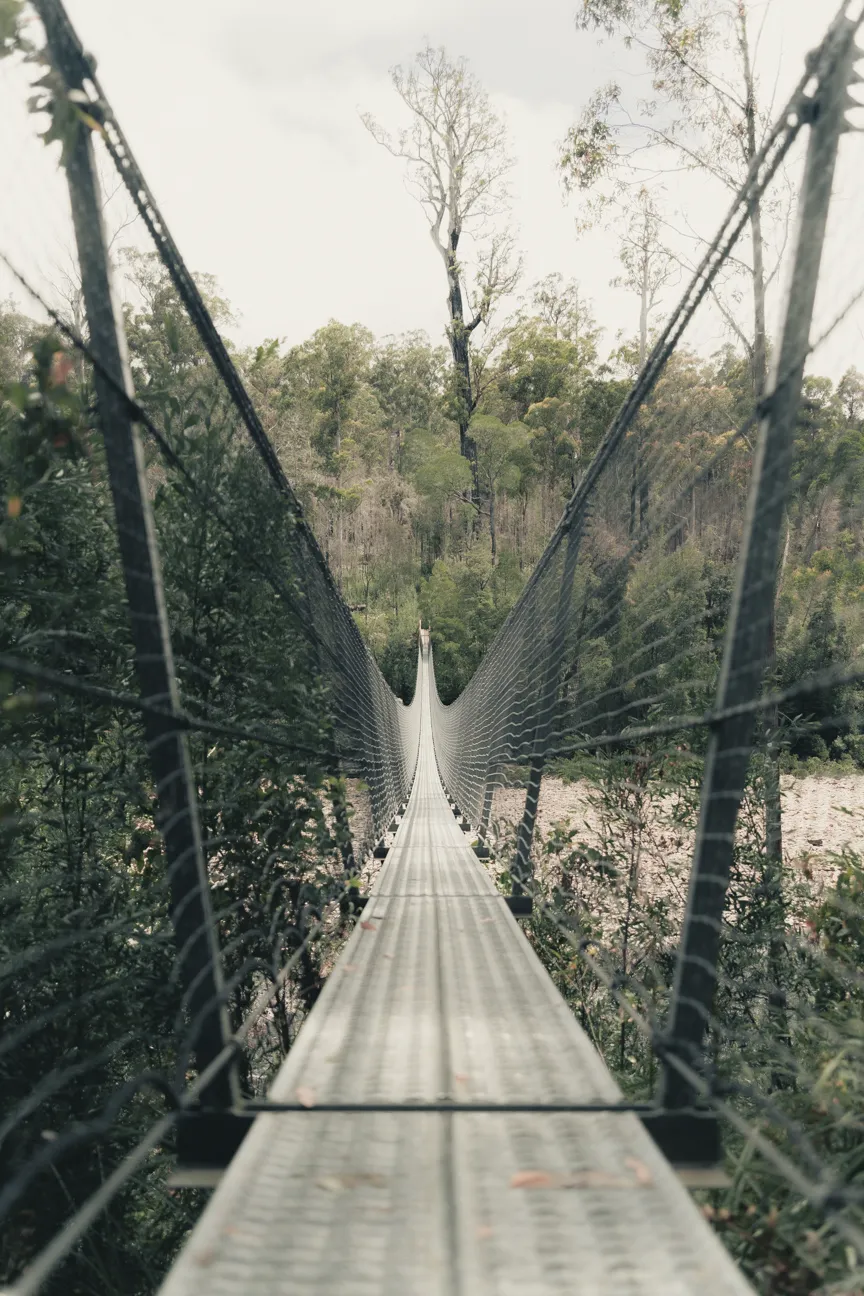 Tahune Swinging Bridge