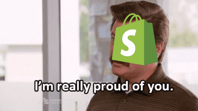 Happy Shopify tears