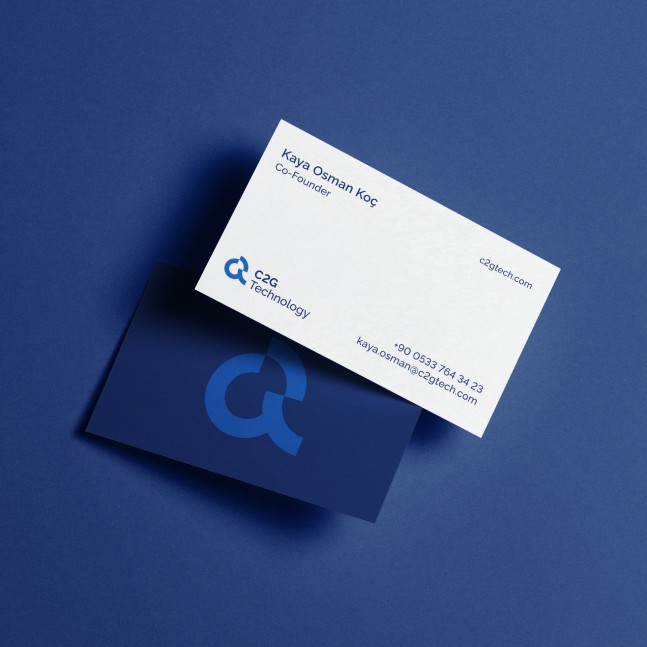 C2G Technology Business Card Design by The Ocean Design