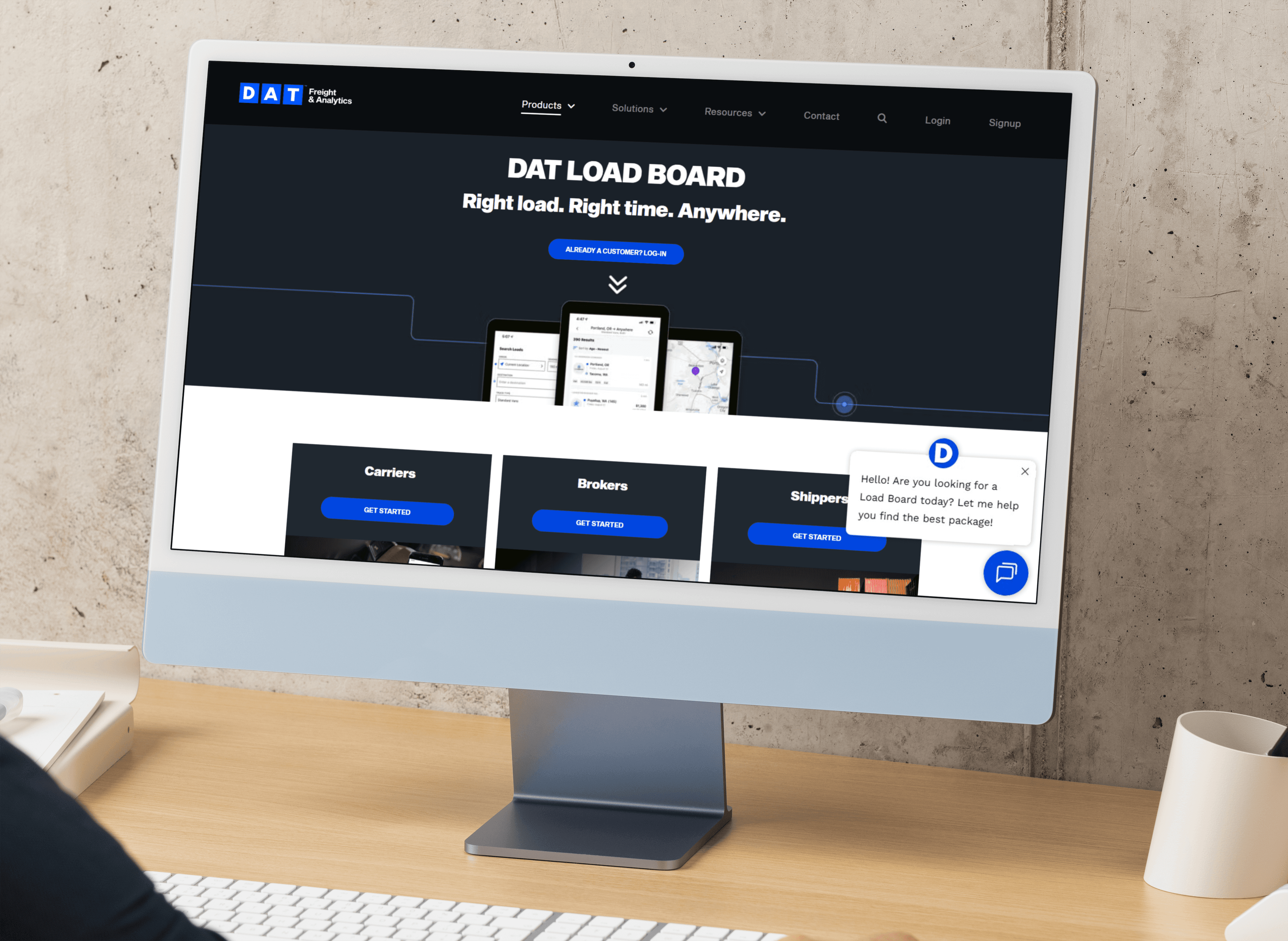 DAT Load Board Product Selector Bot
