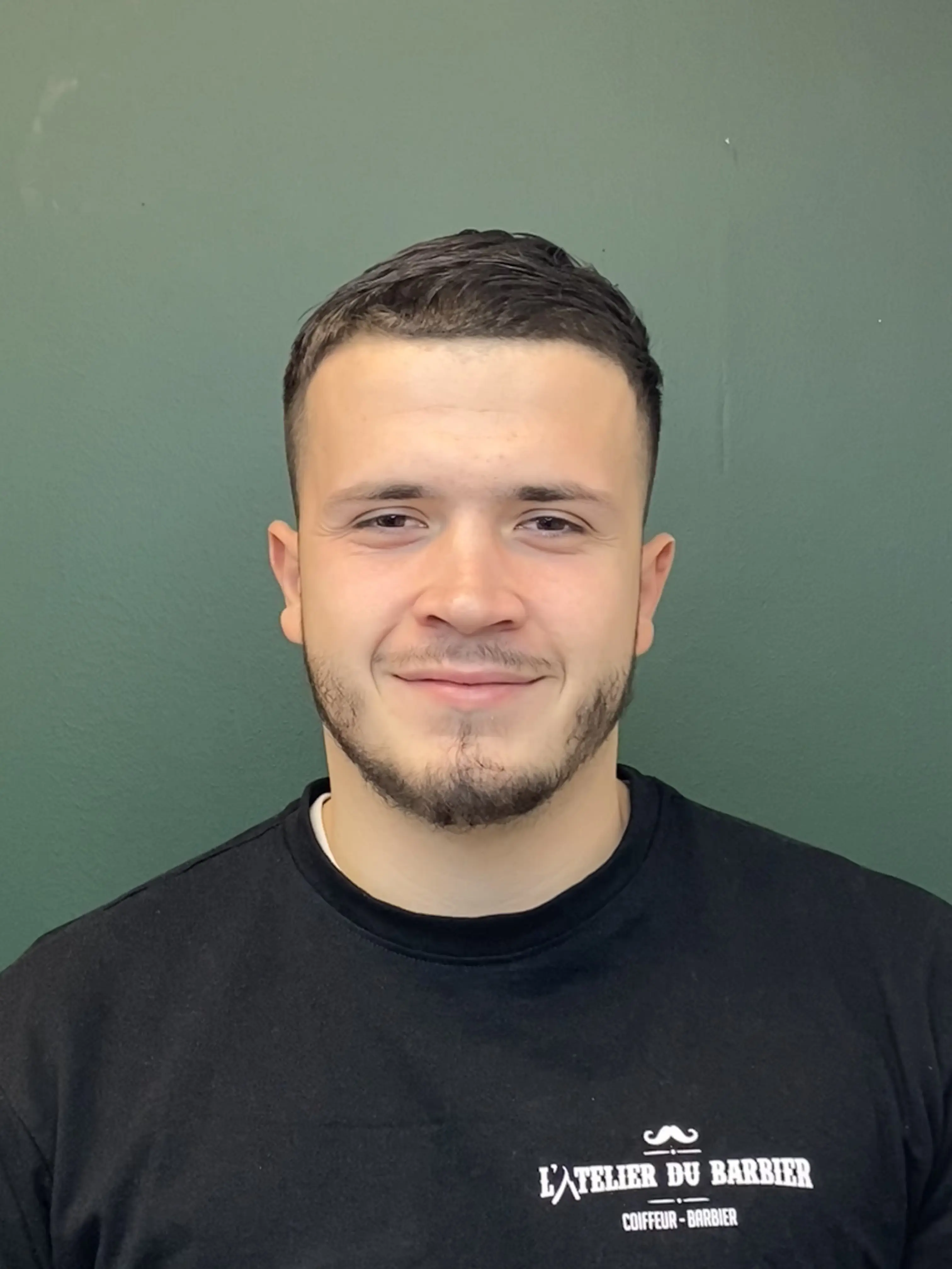 man's grey and black shirt