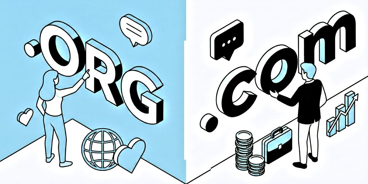 .ORG vs .COM: Qual Domínio Escolher para Seu Site? [Guia 2026]