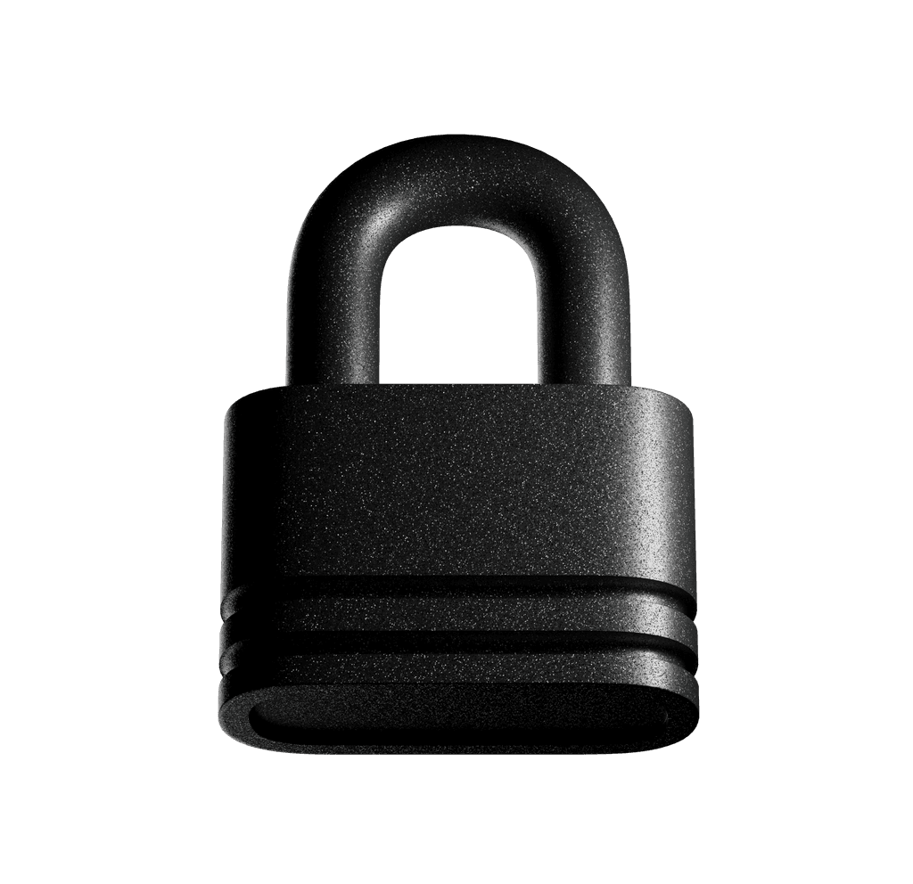 3D lock render