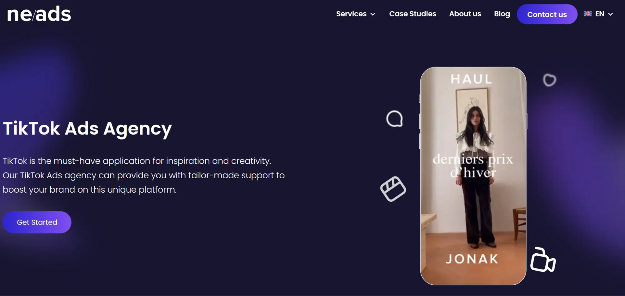 TikTok Performance Marketing Agency - Ne/ads