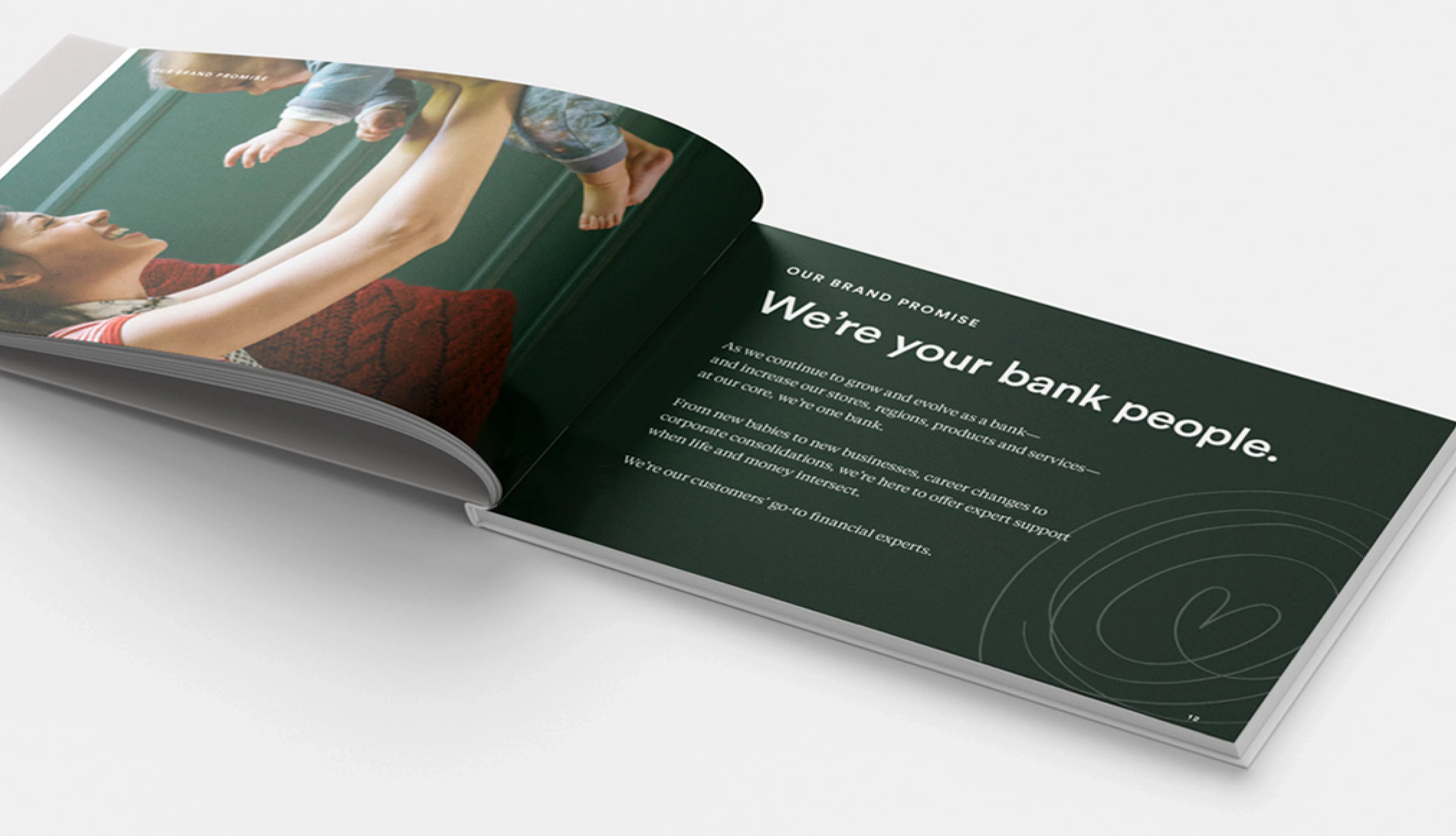 Umpqua Bank training guide for employees close up