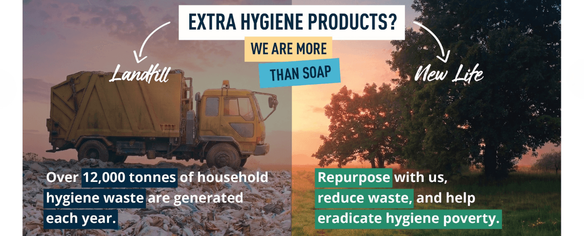 Repurposing Hygiene items avoid waste