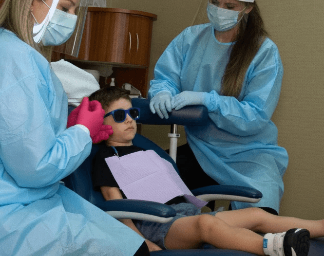Dentist with his Patient