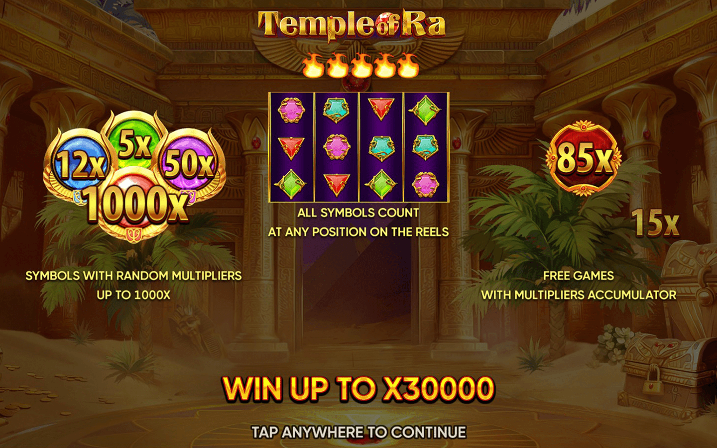 Temple of Ra - capture officielle Endorphina