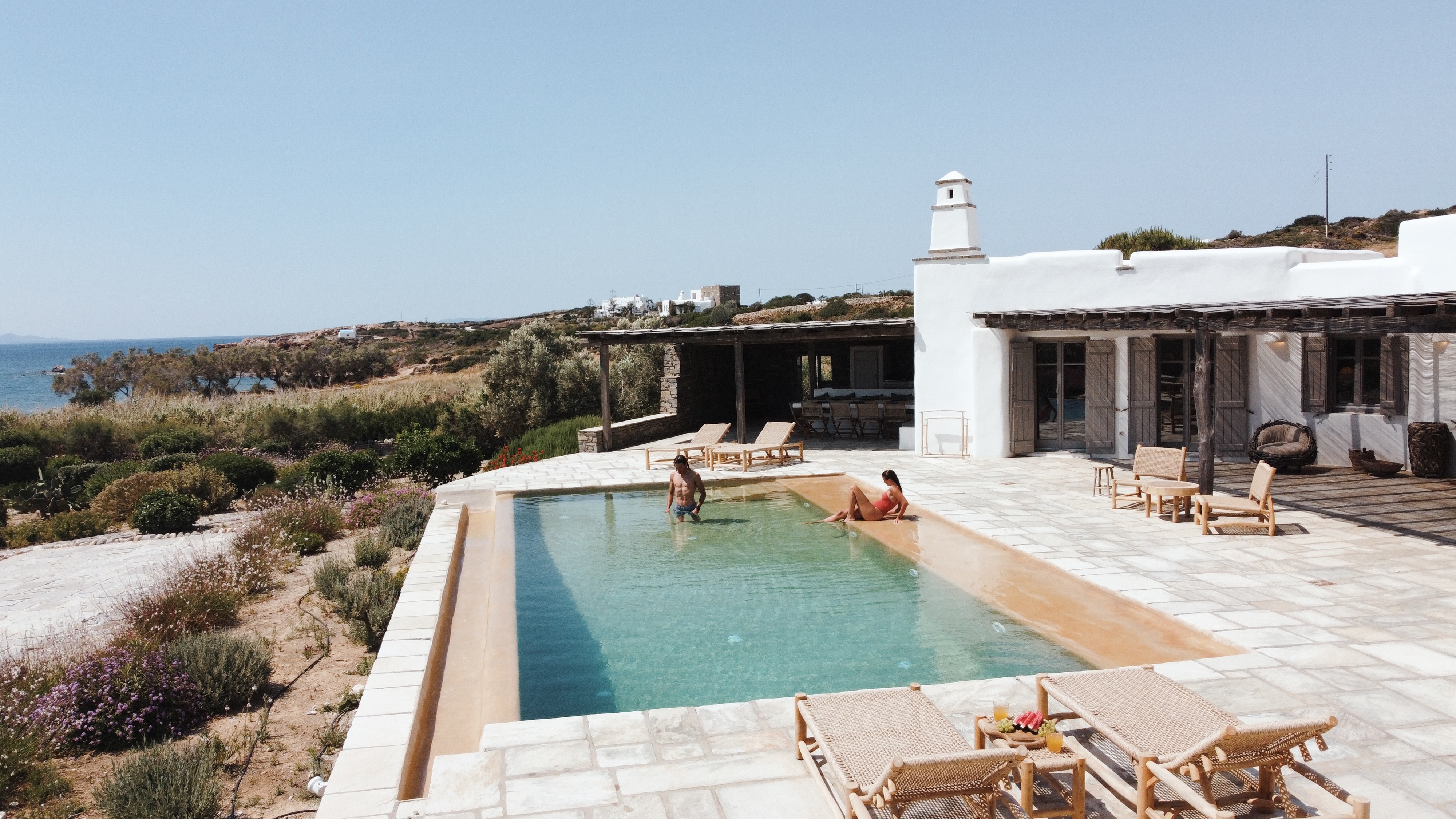 Location maison grèce avec piscine