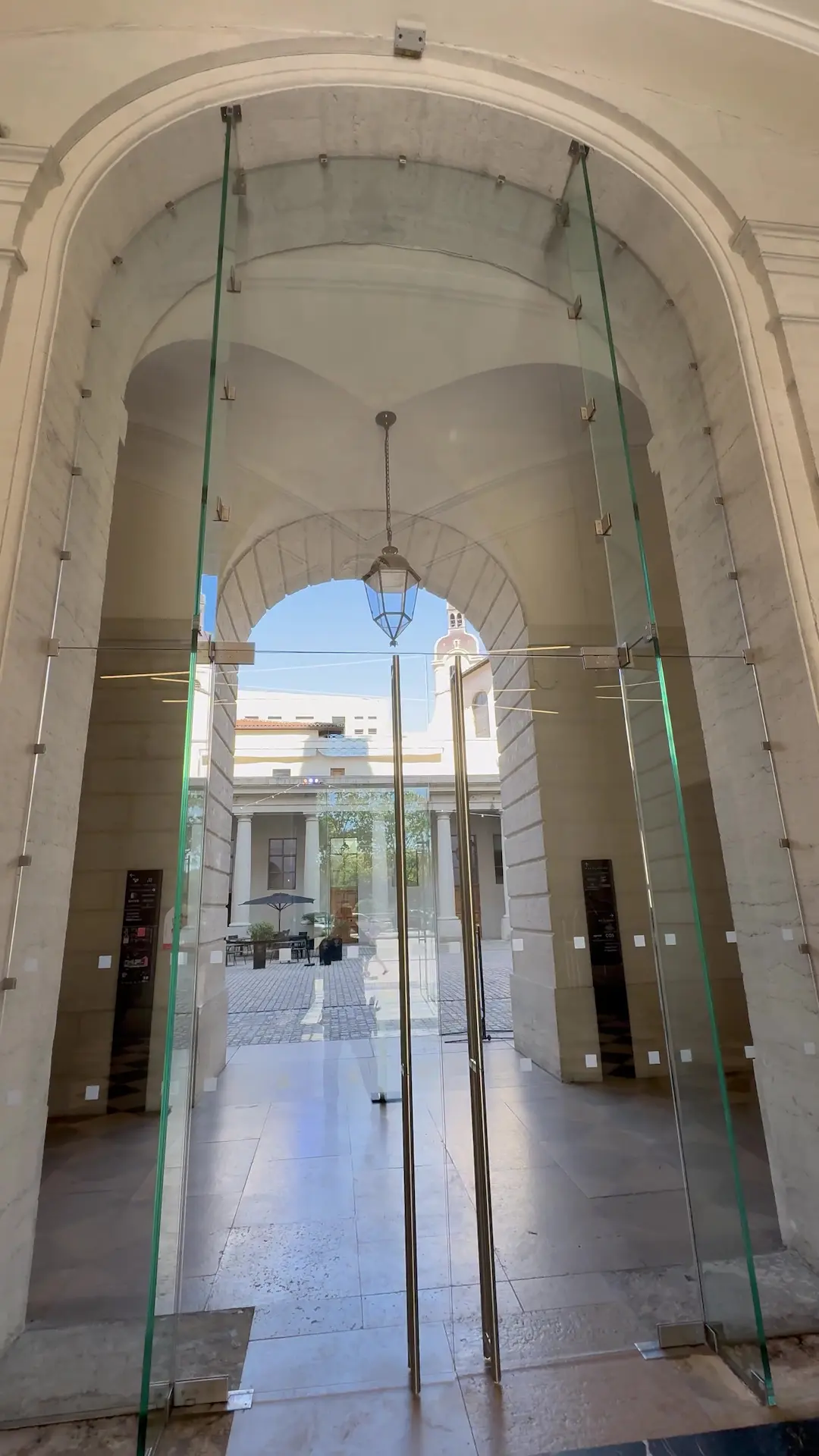 Vitres de plafond propres