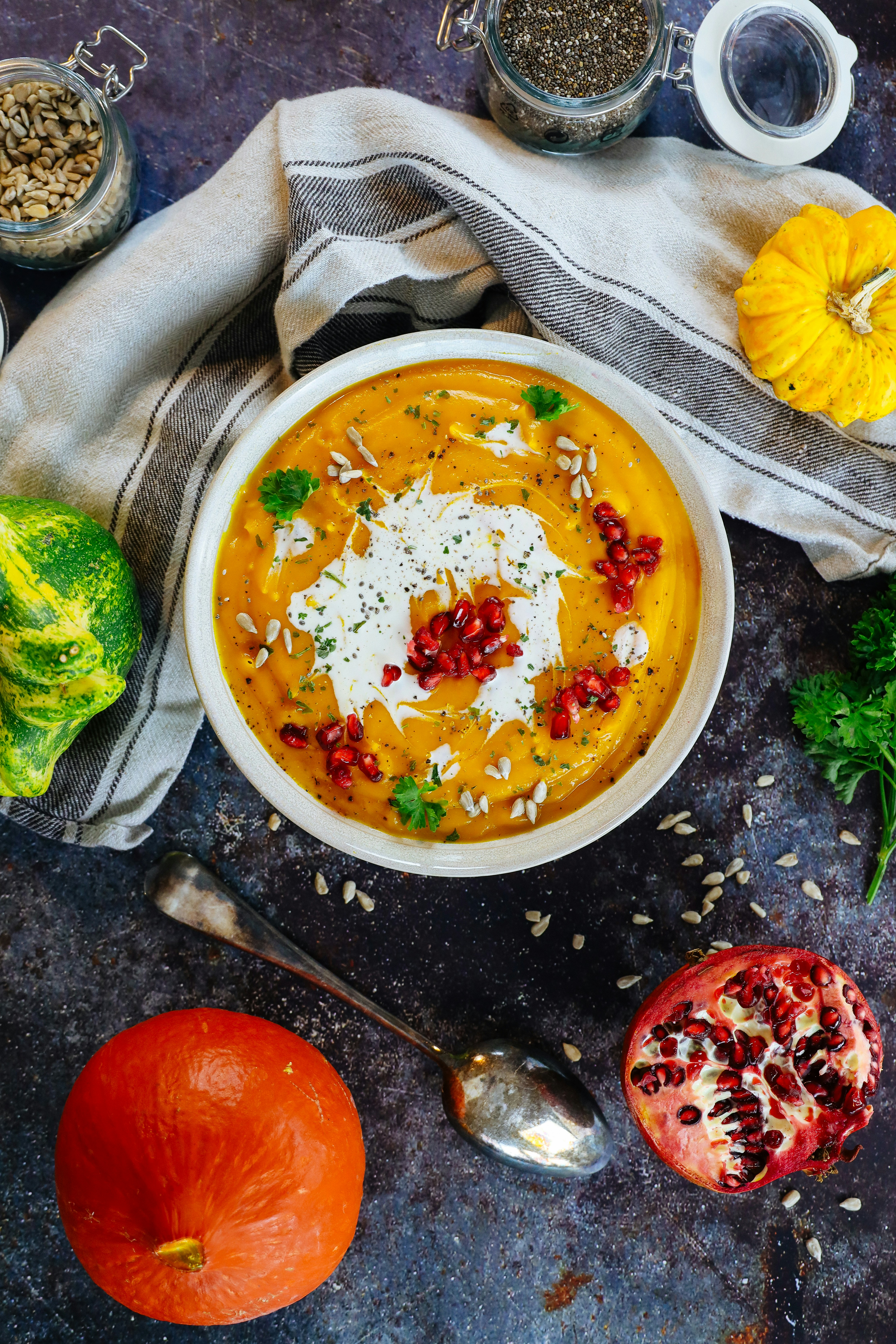 white ceramic bowl with soup