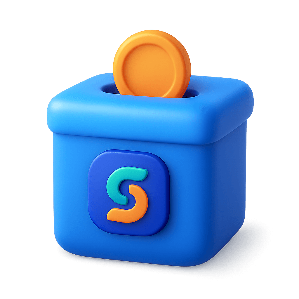 3D icon of an astronaut, who is the company logo of astro.tax