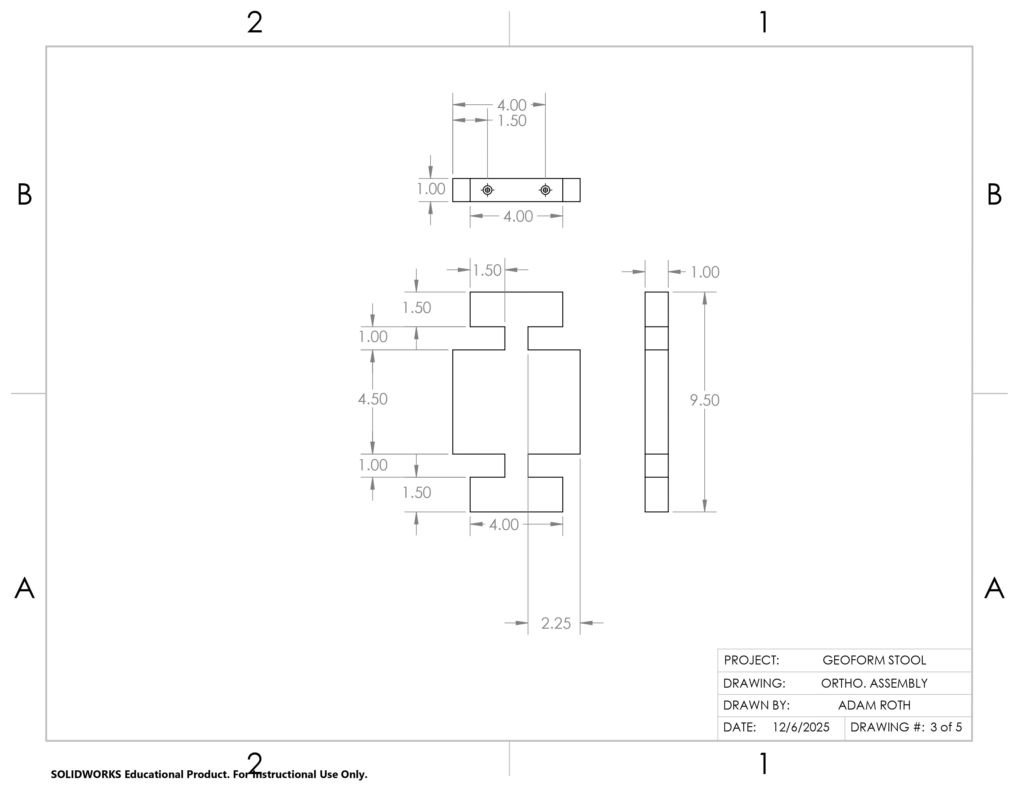 Seat final Dimensions