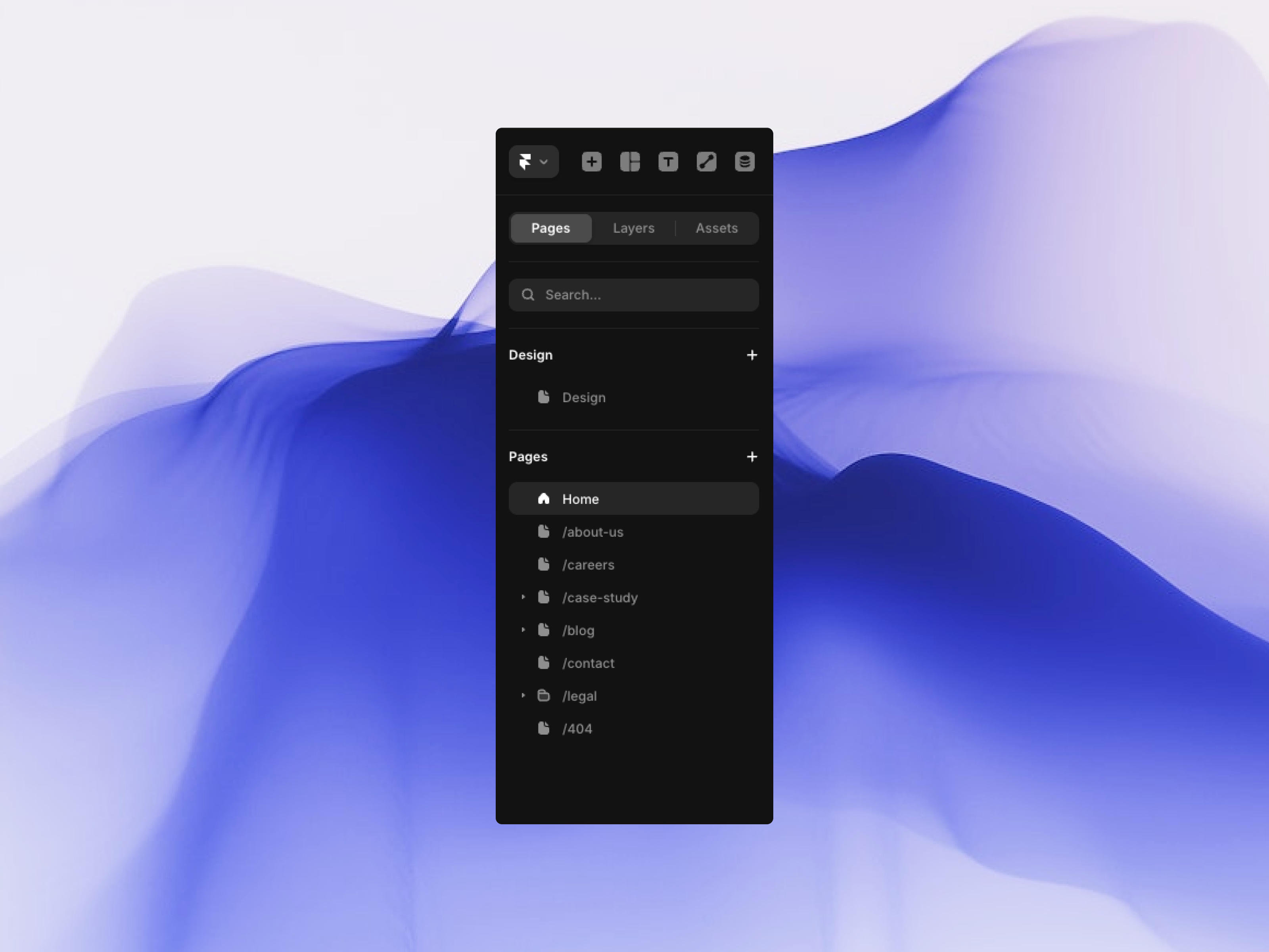 Framer website structure