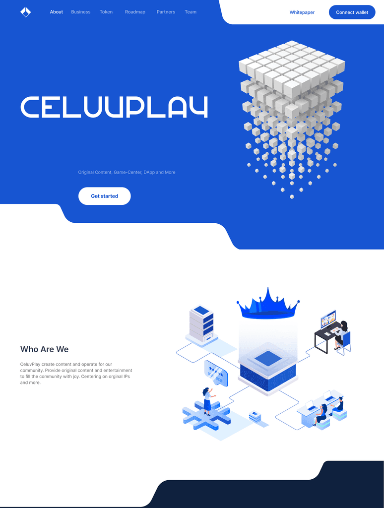 A screenshot from a Framer template called Klear