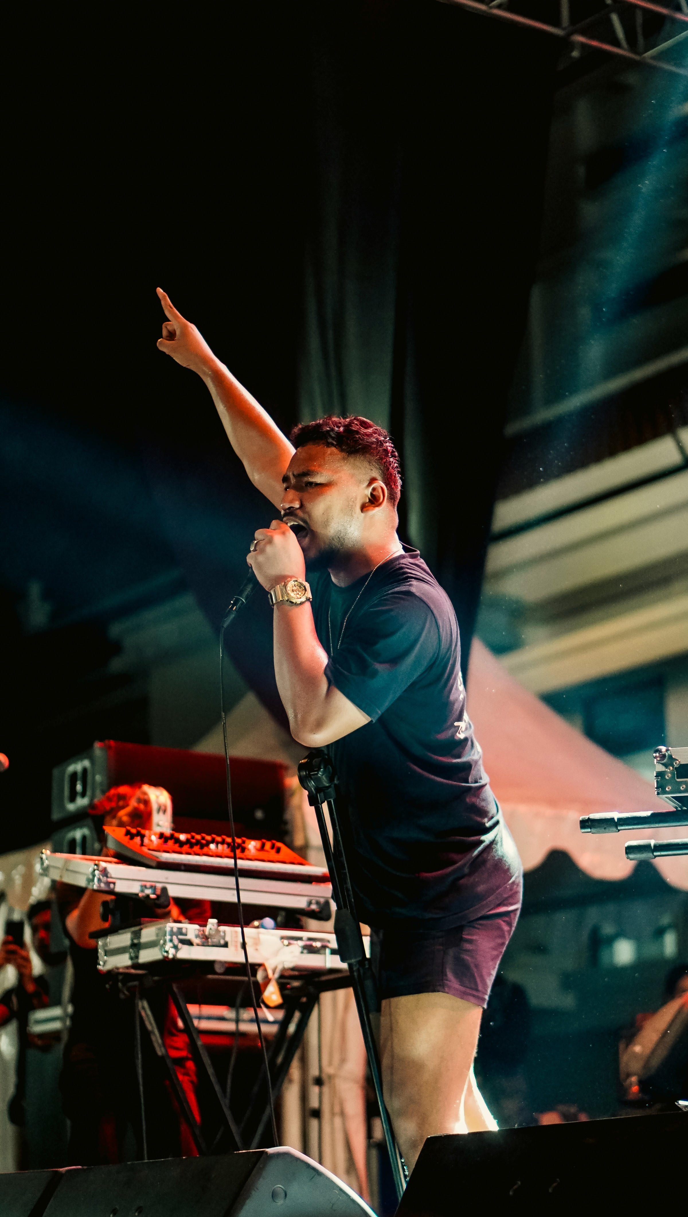 Guitarist of .Feast, Perform ar Pasar Pemuda Surabaya