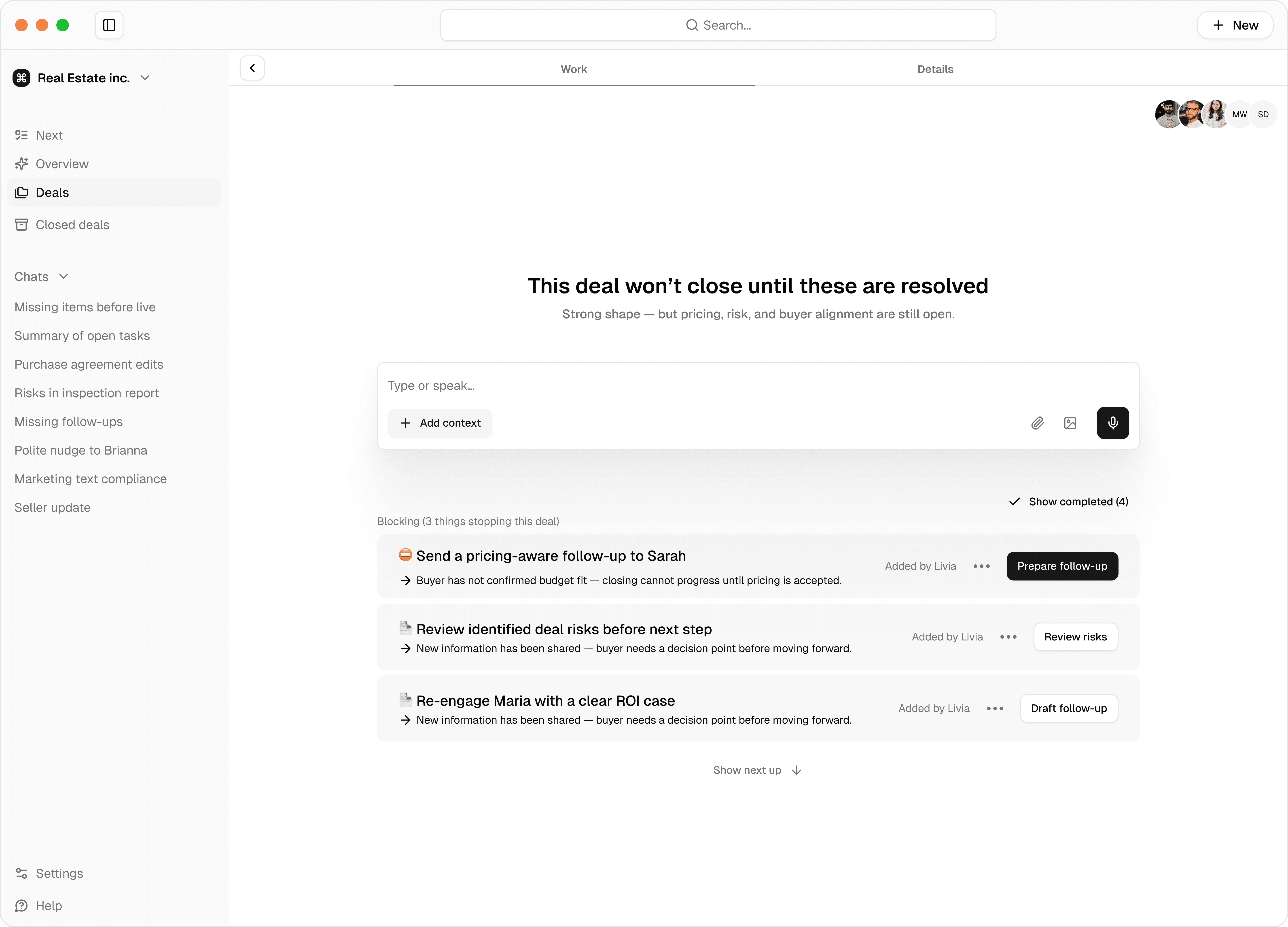 An image of Dreelio's dashboard
