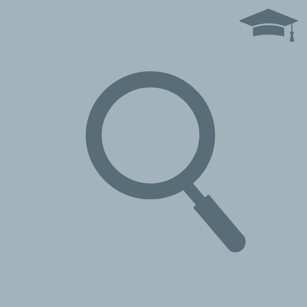 Magnifying glass focusing on specialized international relations scholarships