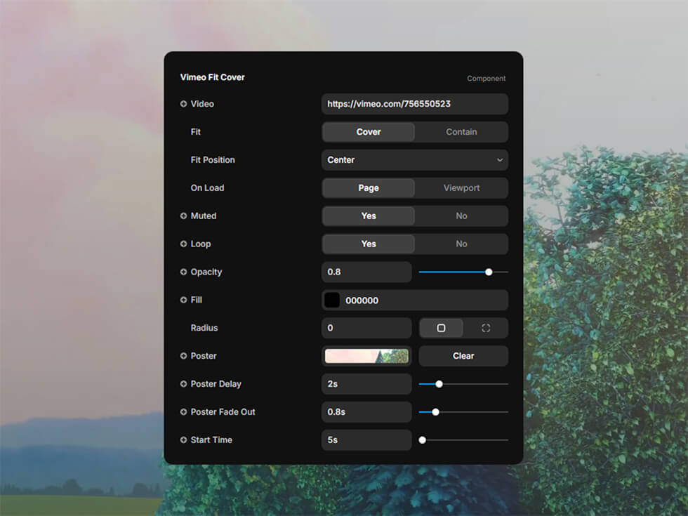 Capture d'écran du component Framer Orbit Carousel
