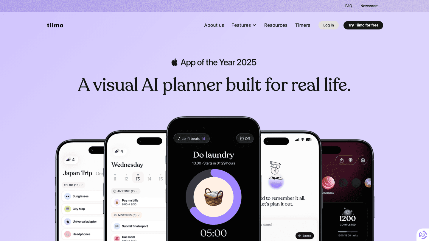 Tiimo app screenshot