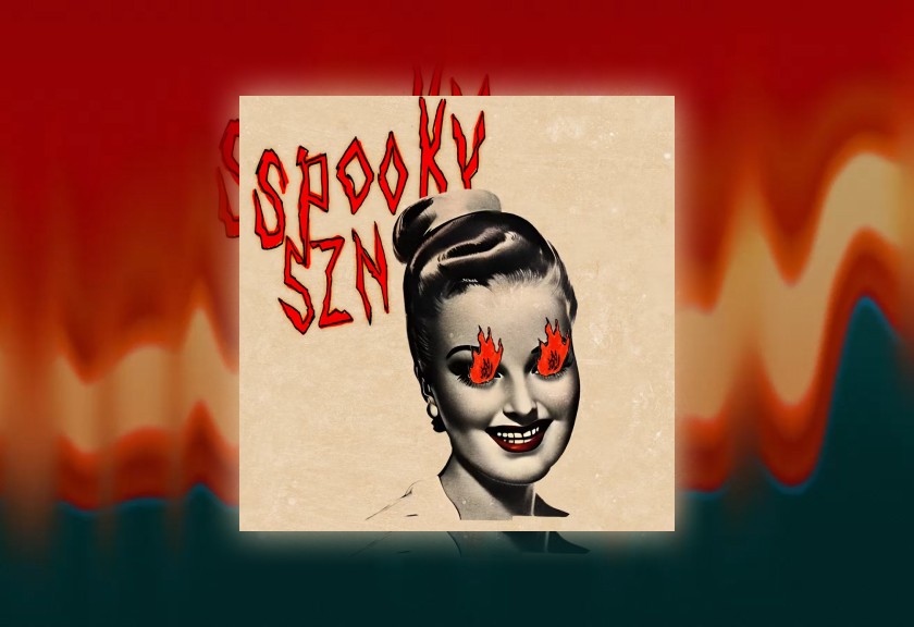  A parody-style invitation with the phrase "Nobody likes you when you're 23" in bold white text over a wrinkled blue backdrop with a cartoon character and checkerboard border.