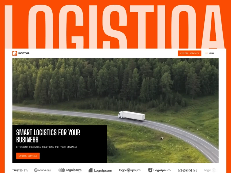 Logistiqa Framer Travel Templates