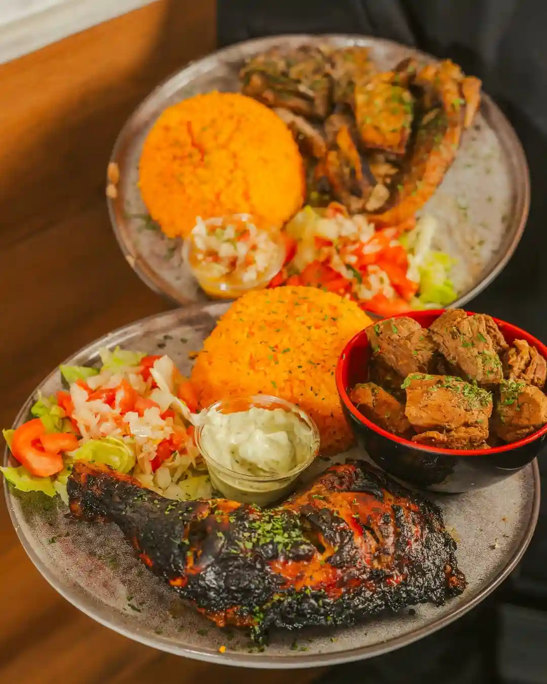 Strategic planning document on a desk with SWOT and market trend graph.