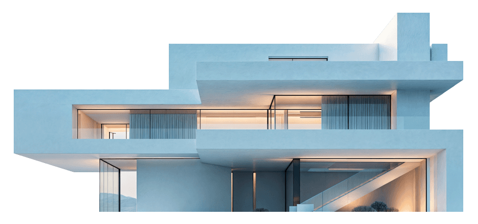 futuristic brown house