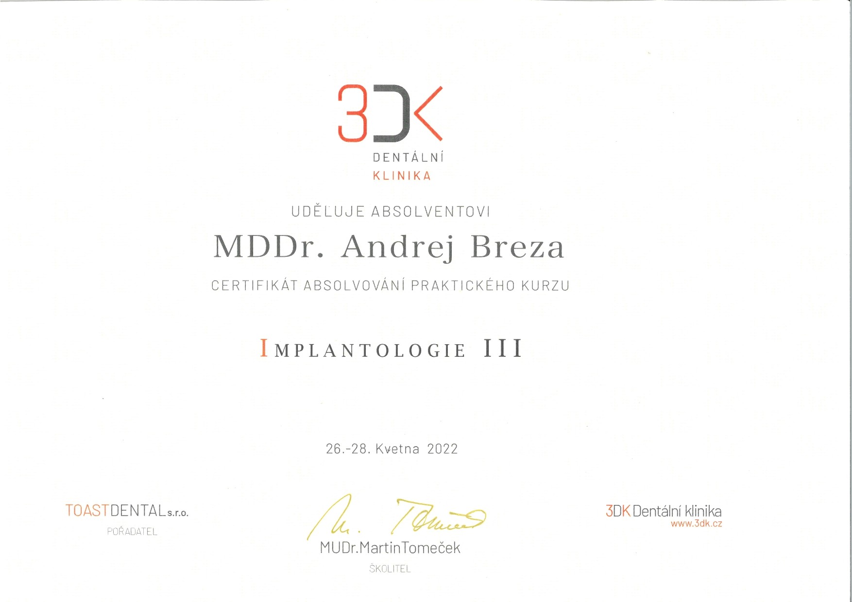 Andrej Breza - Implantologie III