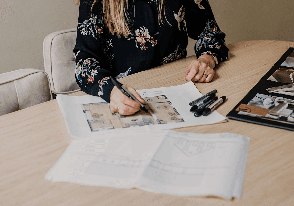 an abstract painting of a brown and black swirl