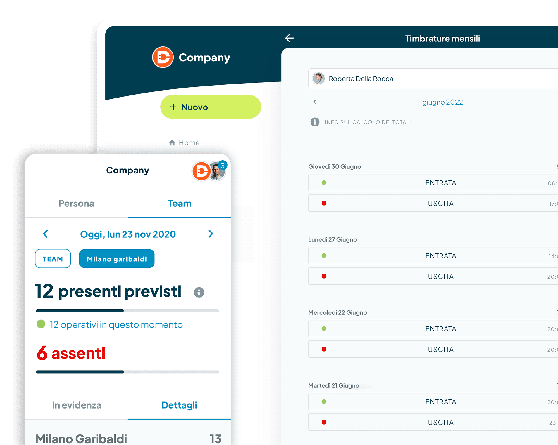 Tutto quello che ti serve per la gestione del personale.