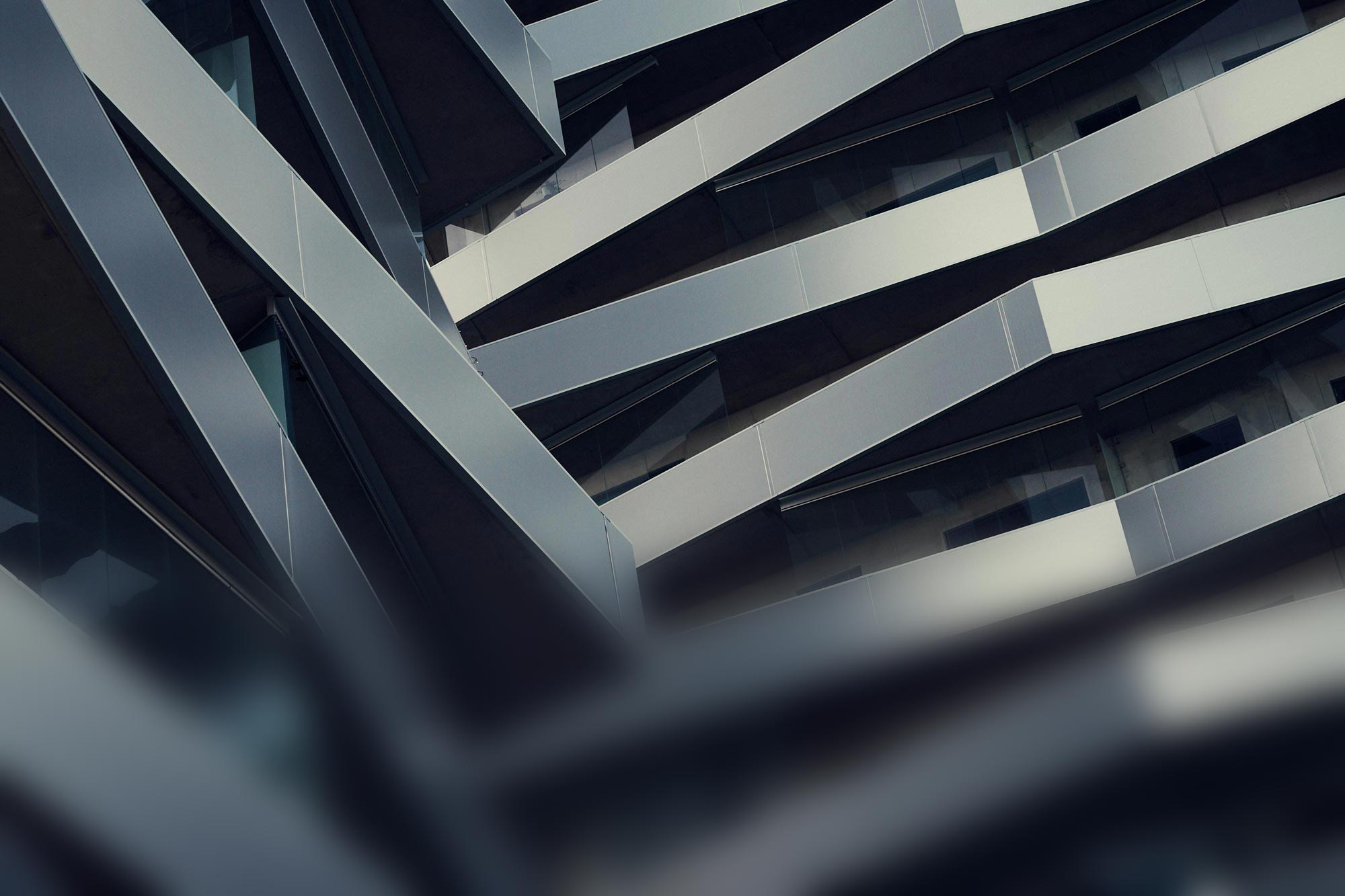 Abstract photo of modern architecture