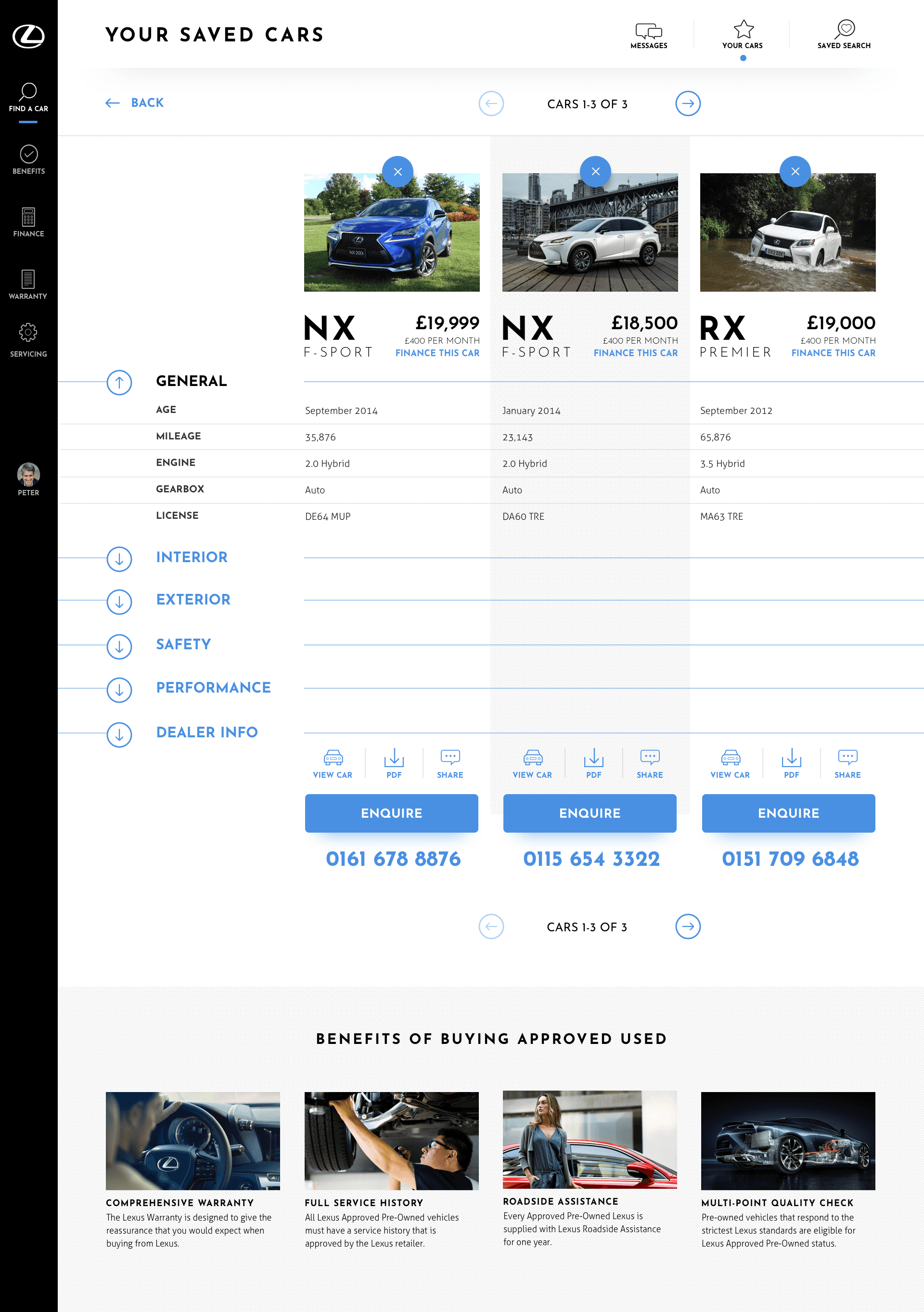 Lexus saved cars design
