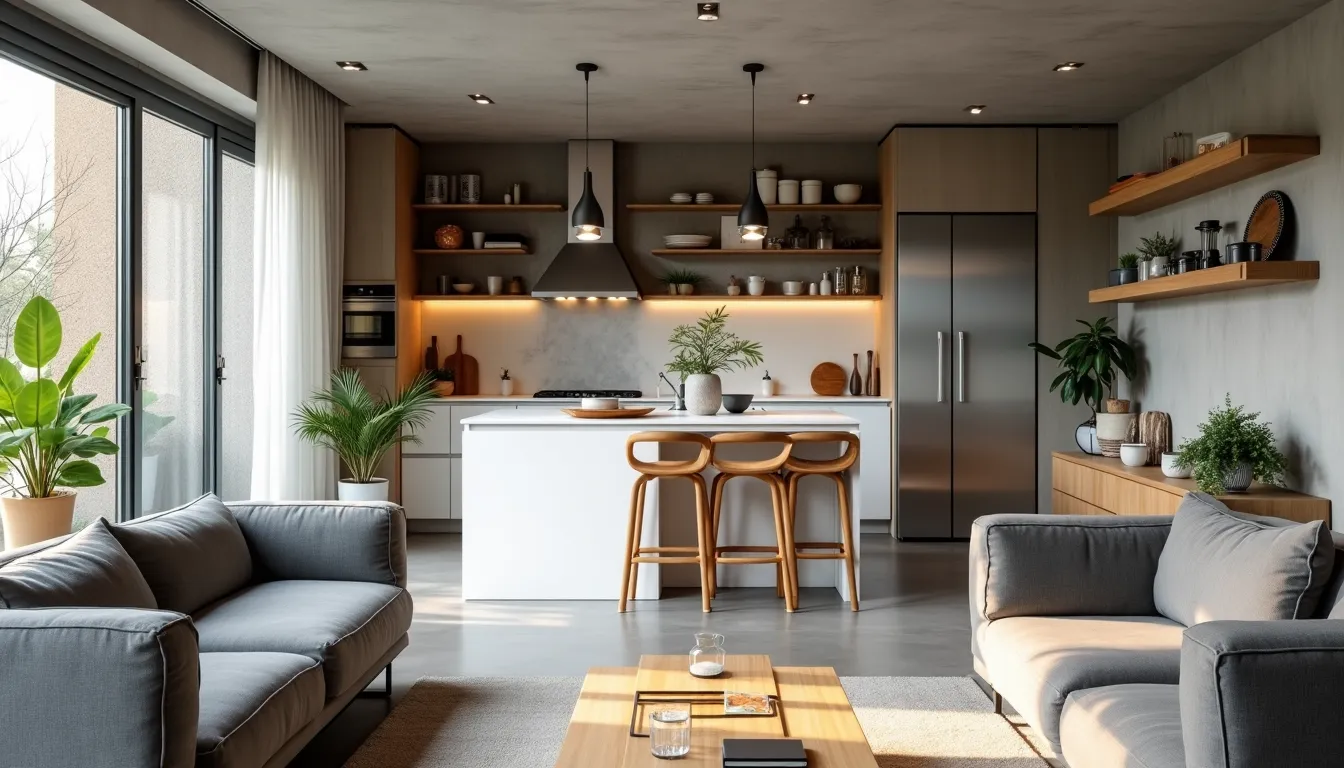 Kuchnia otwarta na salon: Jak stworzyć harmonijną przestrzeń