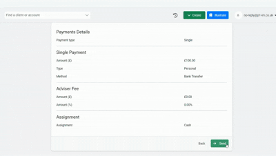 Grphic showing insant transfer on the P1 Platform 