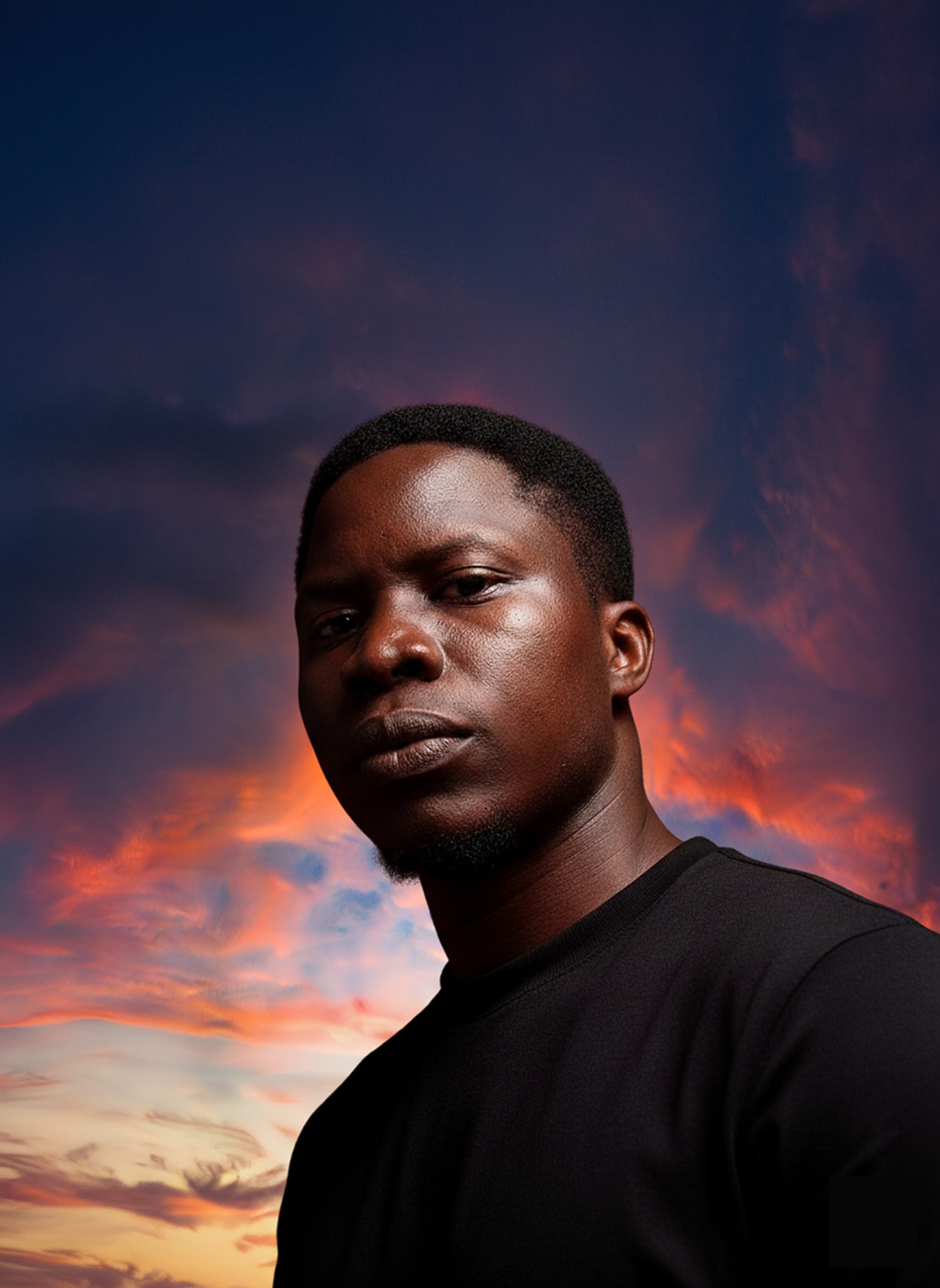 Portrait of portfolio creator – front view
