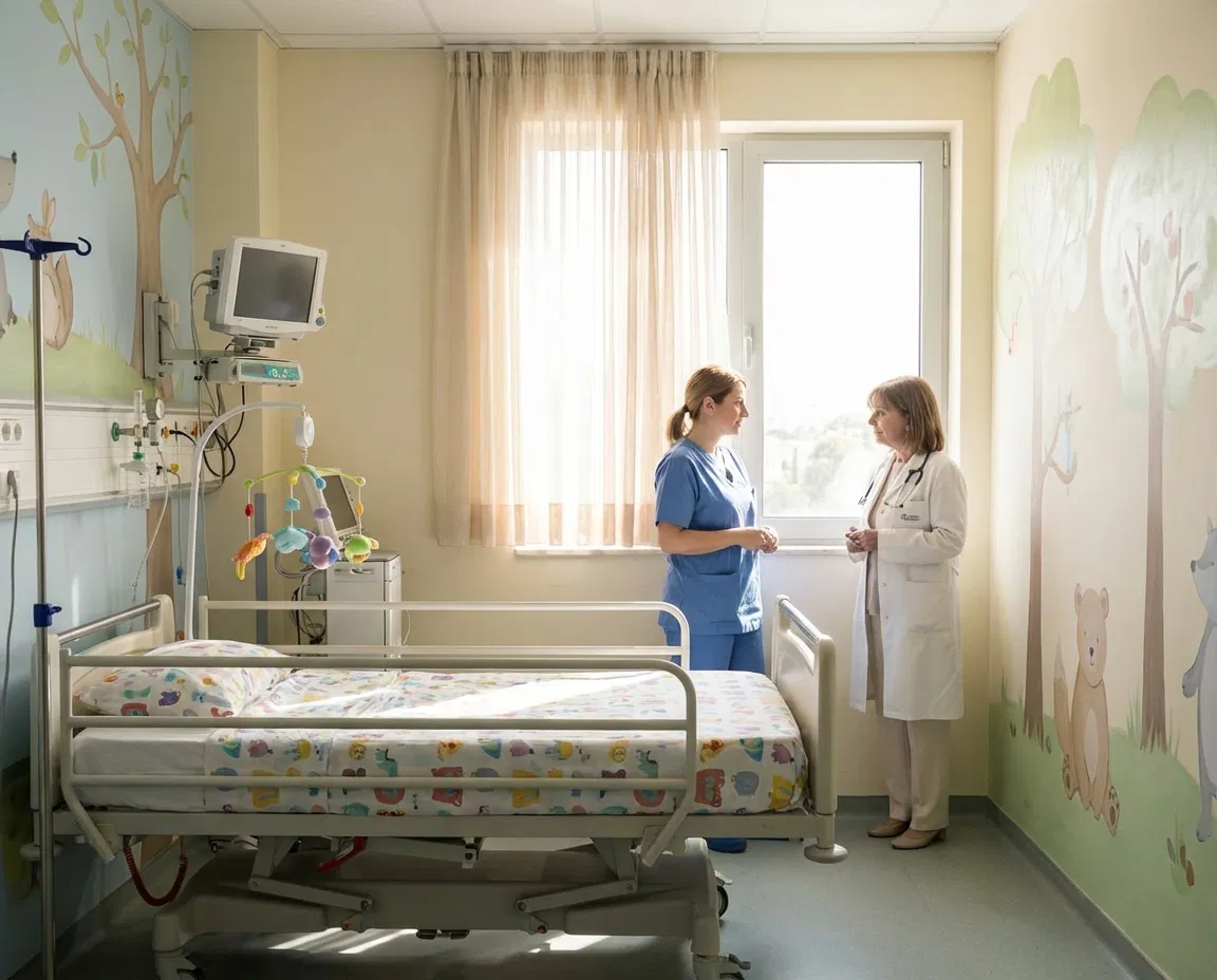 Pediatric hospital room