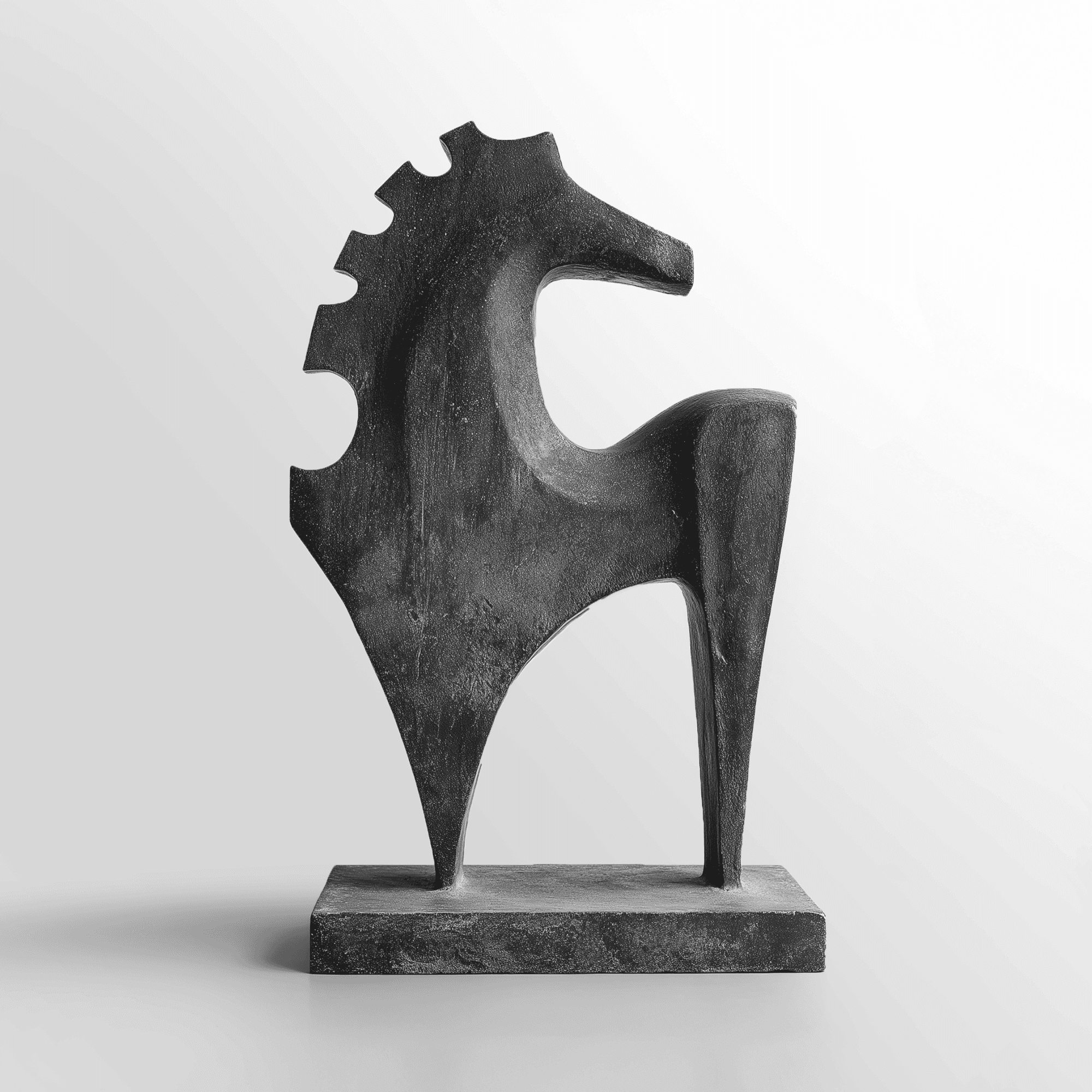 Index collection image, a modern sculpture of an Arabian horse