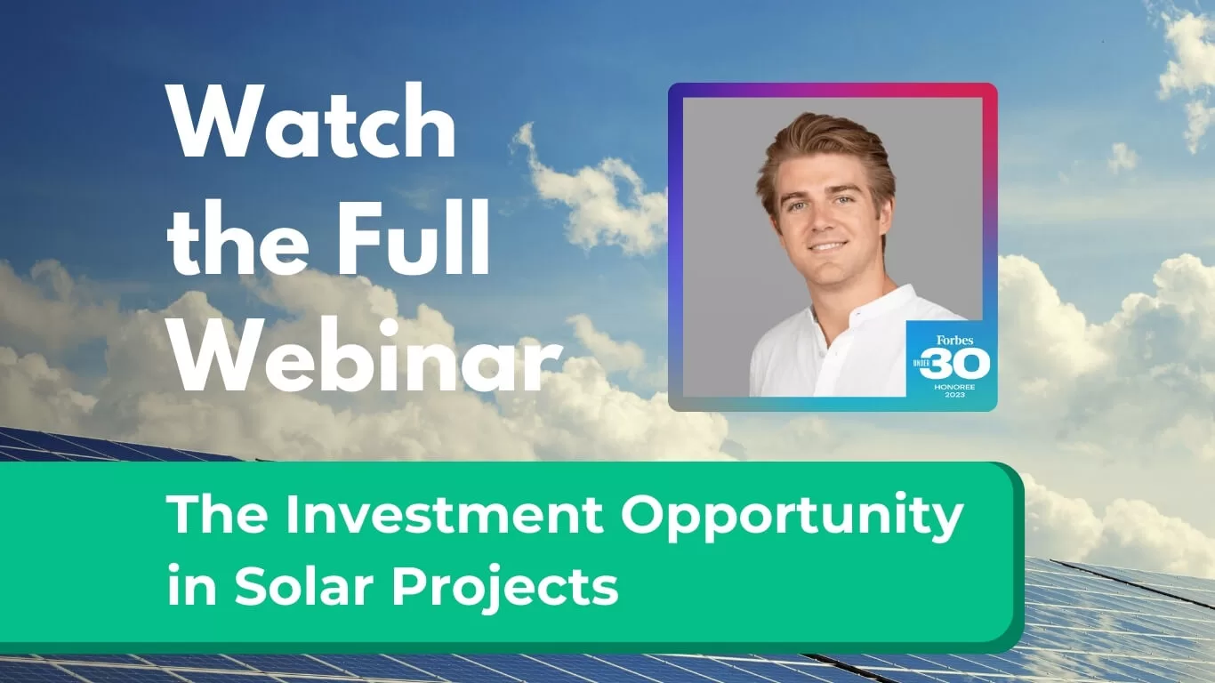 The Investment Opportunity in Solar Projects