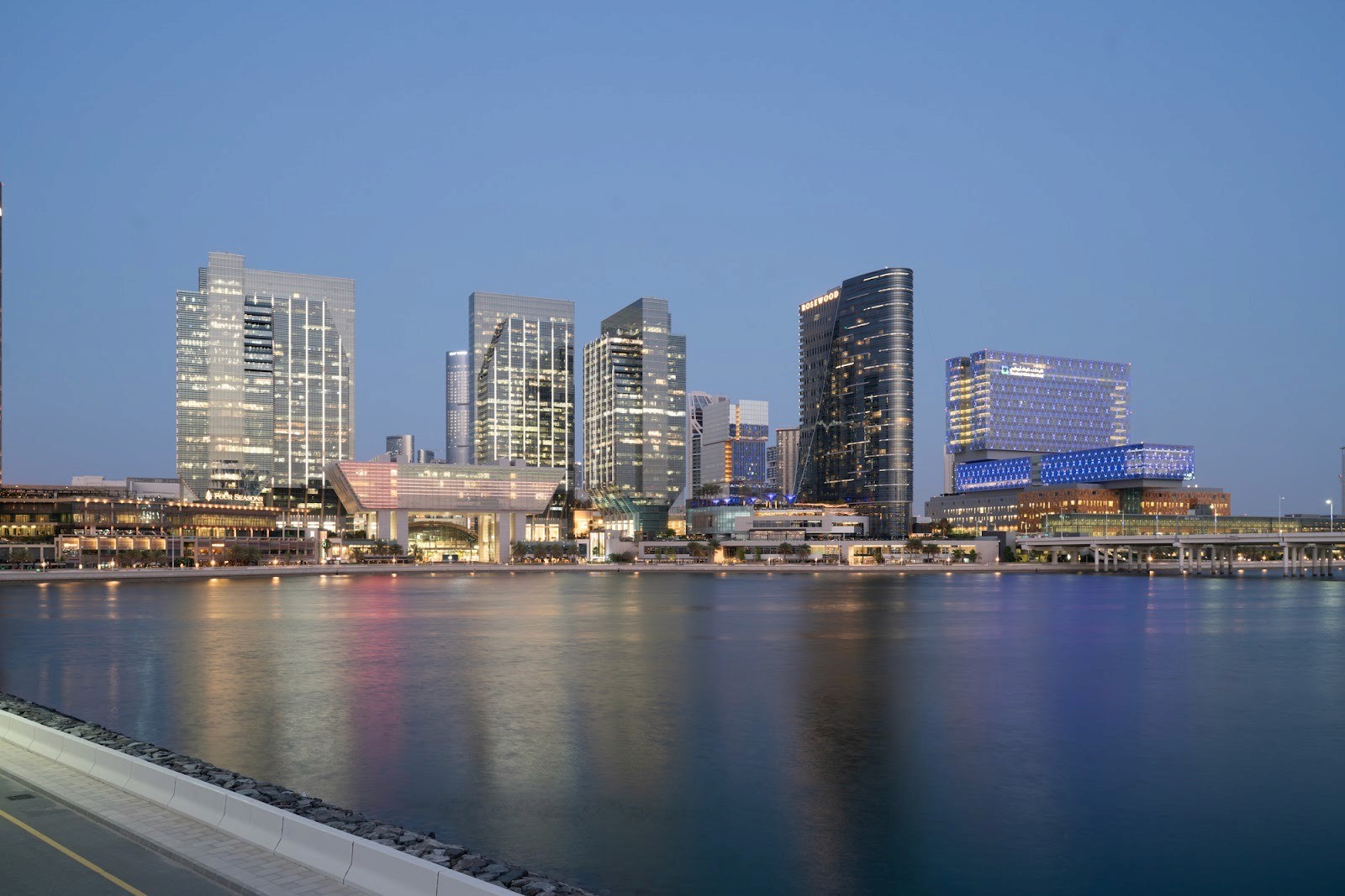 ADGM waterfront view. 