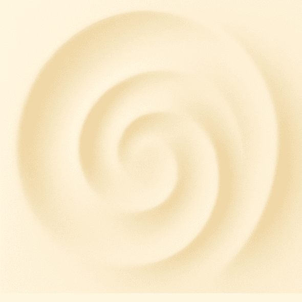Abstract spiral form in soft beige, suggesting gradual and natural movement for small dogs
