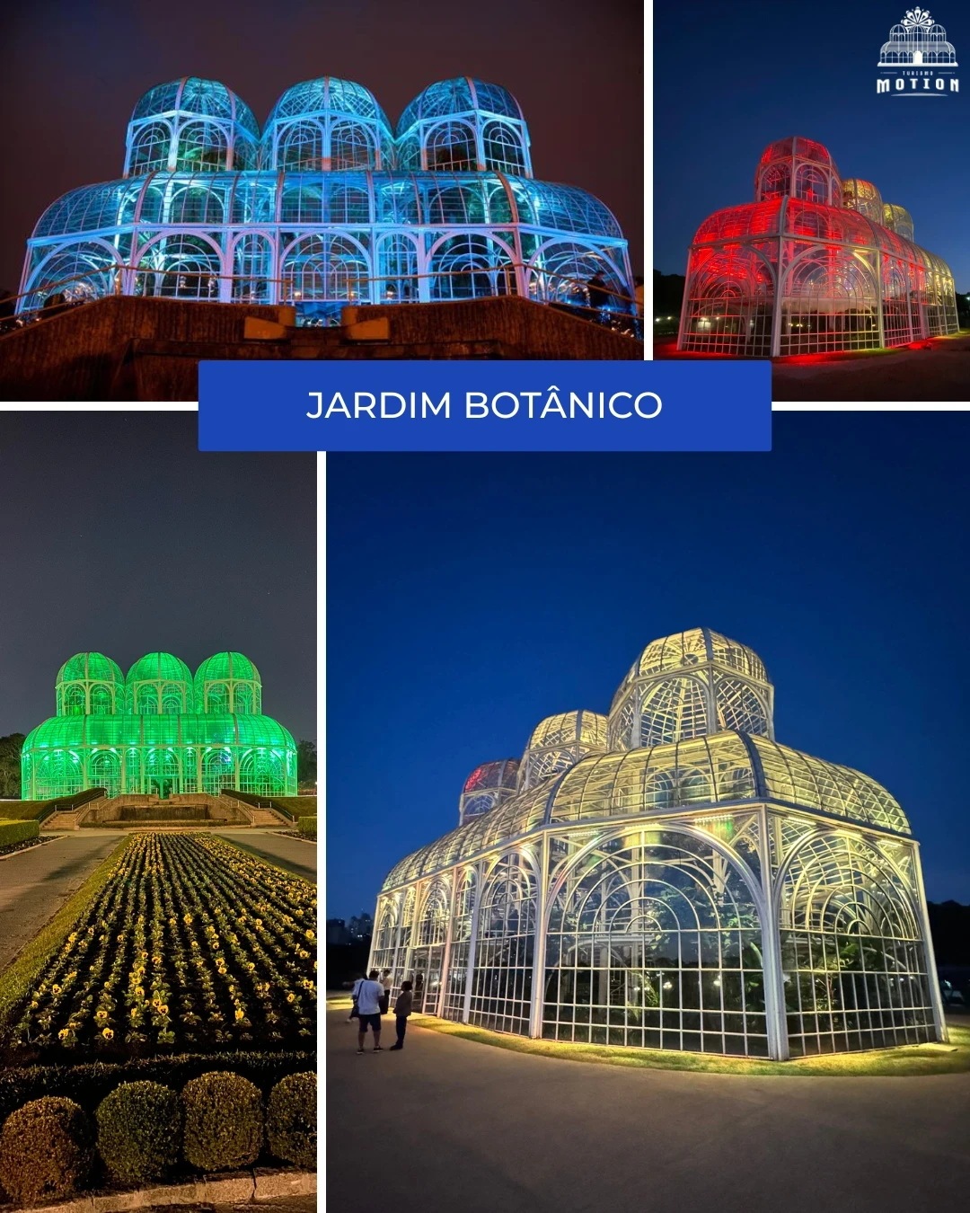 Jardim Botanico de noite - Motion Turismo