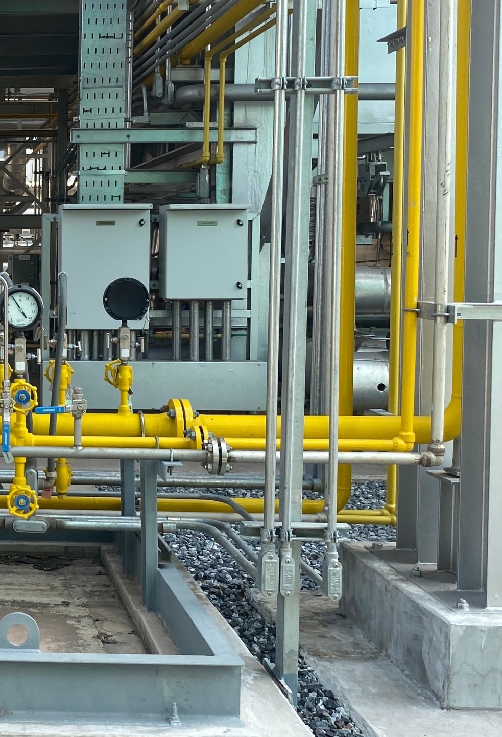 Piping and skids for steel fabrication process in tha UAE, by Automech Group