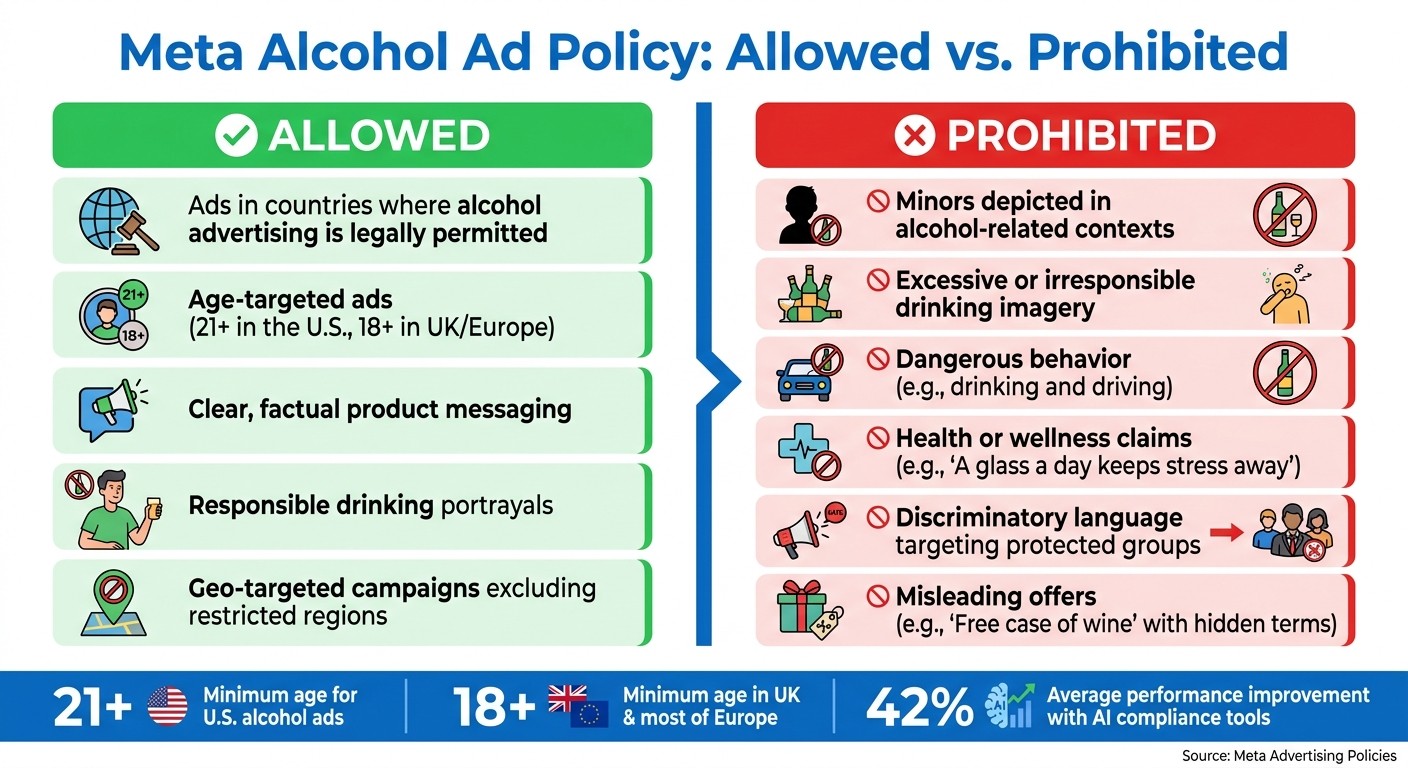 Meta Alcohol Ad Policy: What's Allowed vs. Prohibited