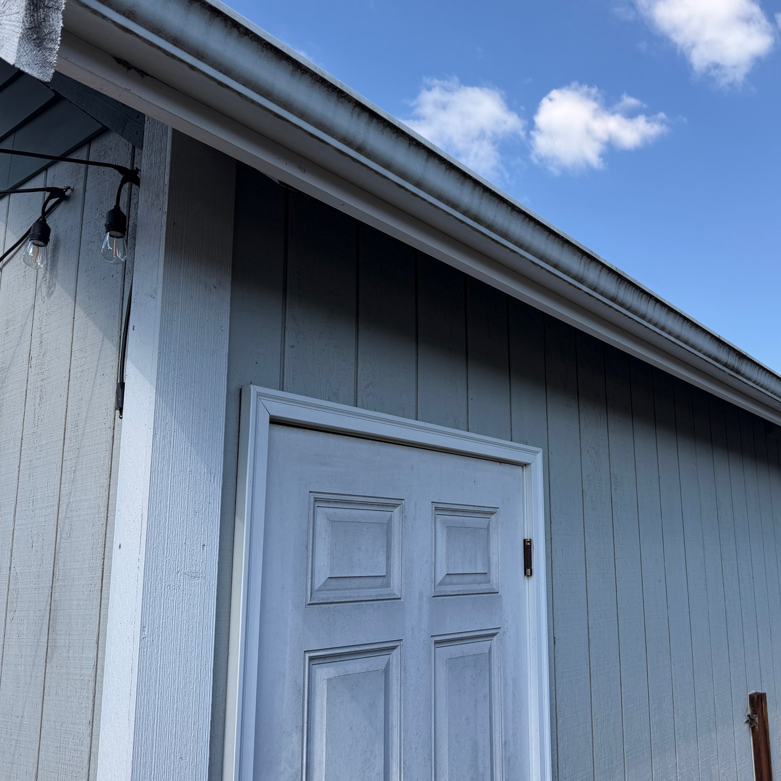 Before: fascia & trim soft wash in Snohomish, WA