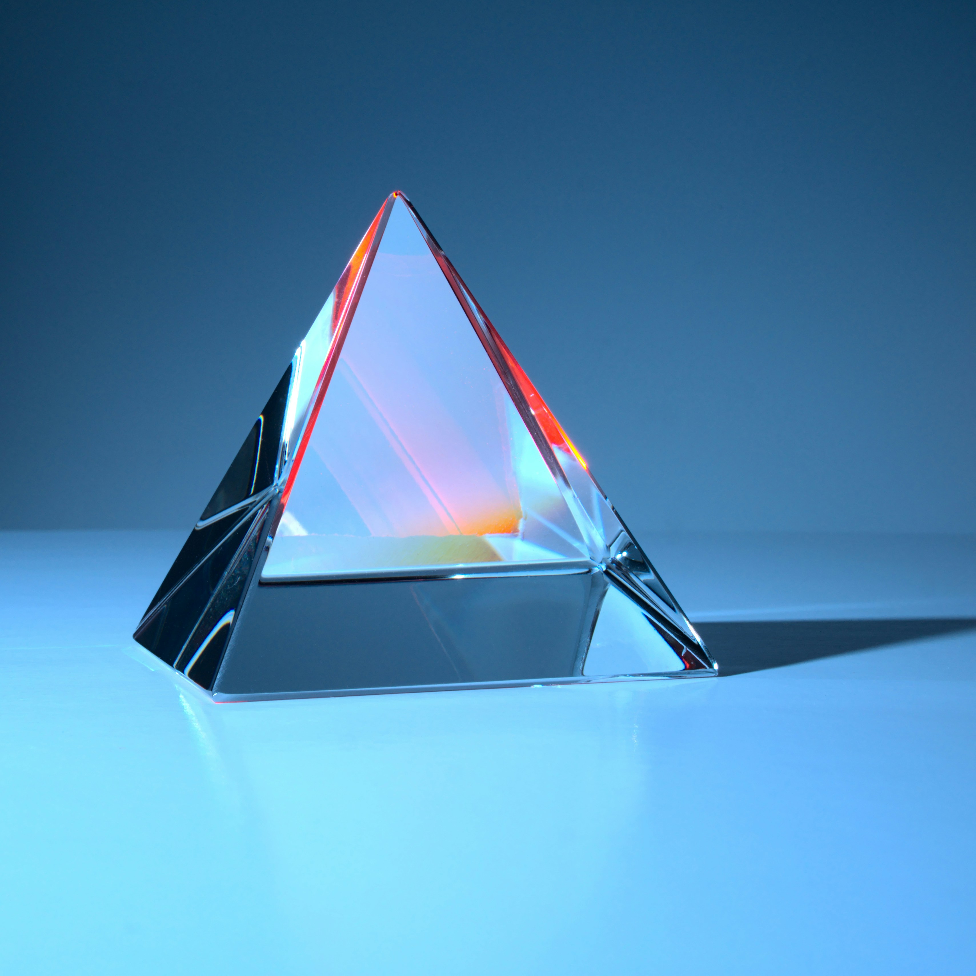 black and red triangle illustration